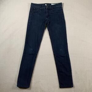 Rag &‎ Bone Jeans Womens 25 Blue Midnight Legging Skinny Stretch Denim Pants